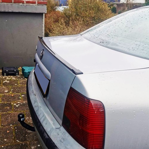 Black matte rear spoiler - black,
